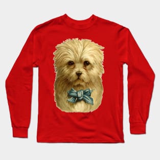 Cute Vintage Dog Illustration / Dog Lover Gift Long Sleeve T-Shirt